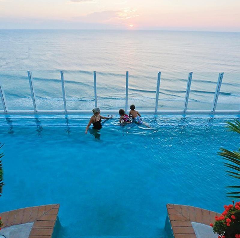 Enjoy breathtaking skyline views from the Hilton Virginia Beach Oceanfront pool.